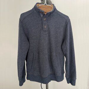 G.H. Bass & Co Men's Sweater with Sherpa-lined Mock Neck